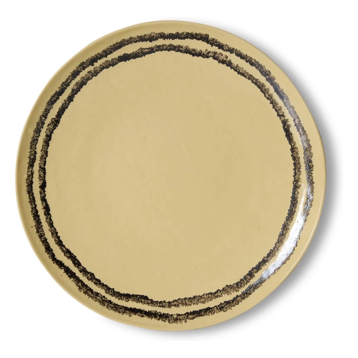 HKliving - Vanille Keramik Essteller - 2er Set | Vanille