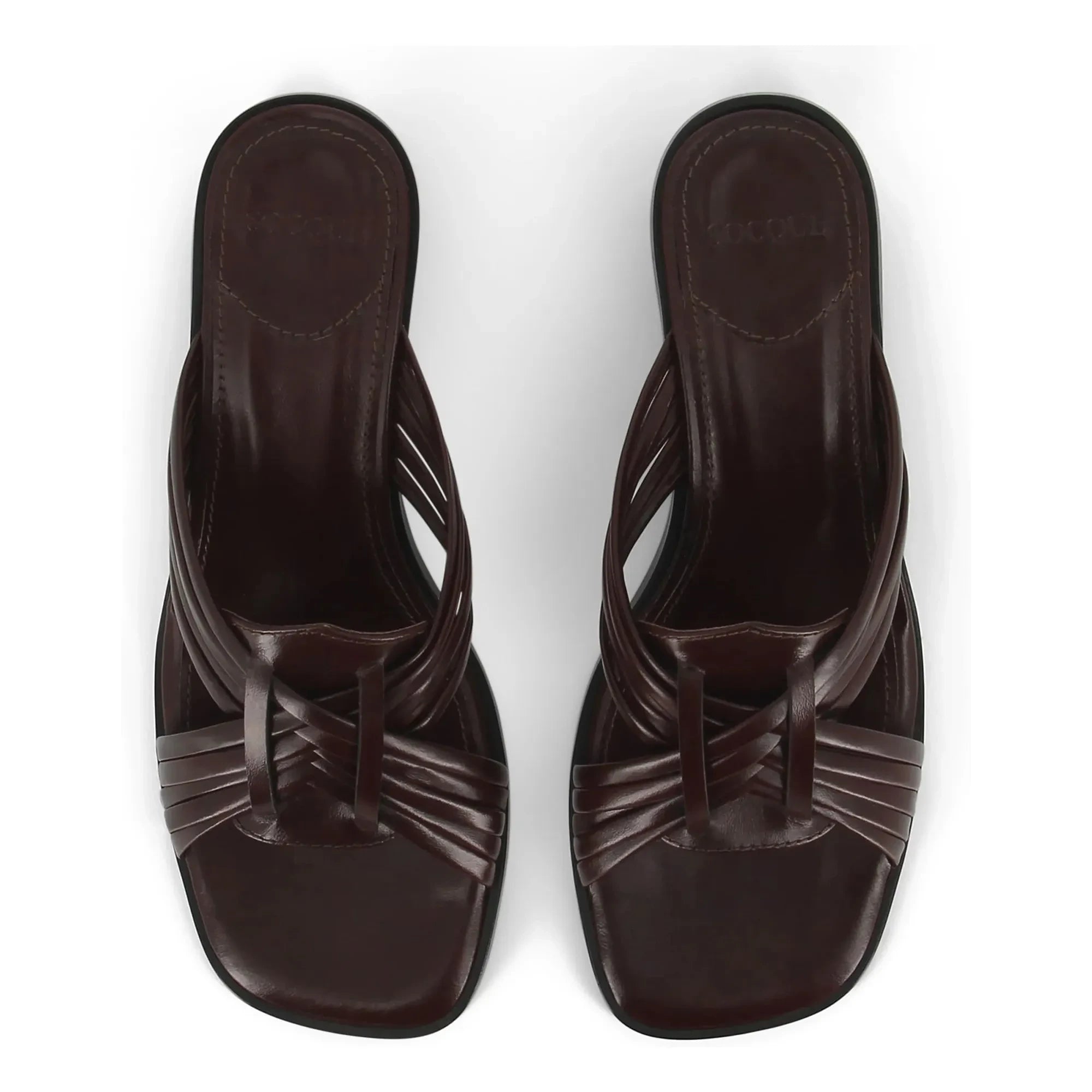 Socque Paris - Janis Deri Sandaletler | Chocolate
