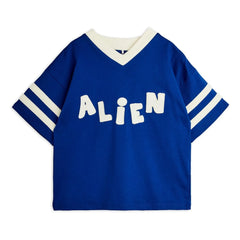 Mini Rodini - Alien Organik Pamuk Tişört | Mavi