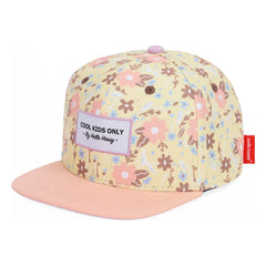 Hello Hossy - Pastel Blossom Düz Vizör Şapka | Soluk sarı
