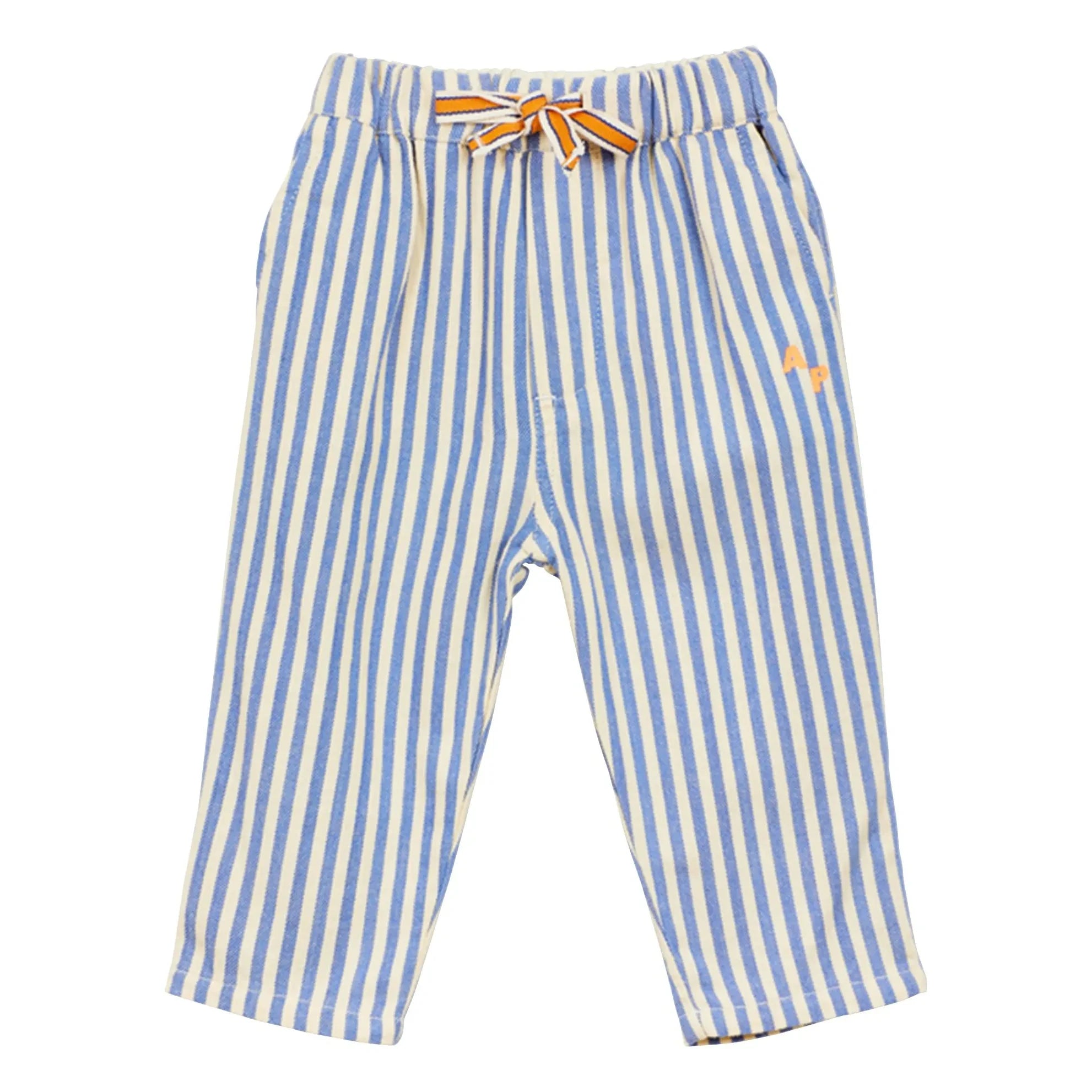 Arsène et Les Pipelettes – Gestreifte Jeans | Himmelblau