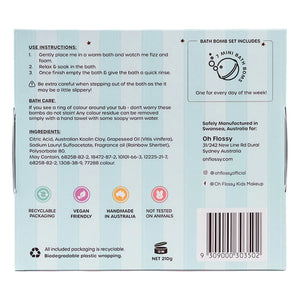 Oh Flossy - Badebomben - 7er-Set