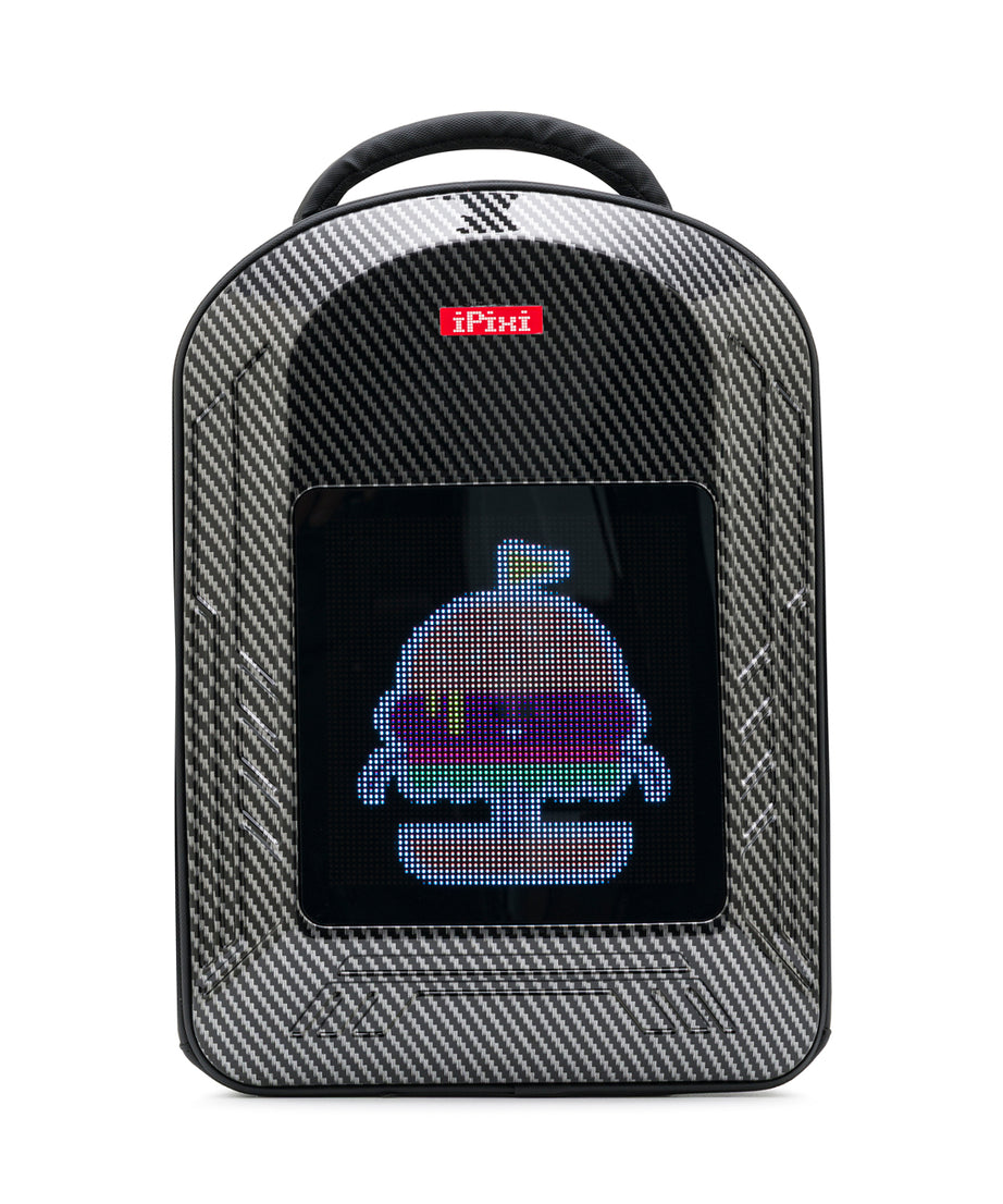 iPixi – 带LED屏幕的中号钛背包