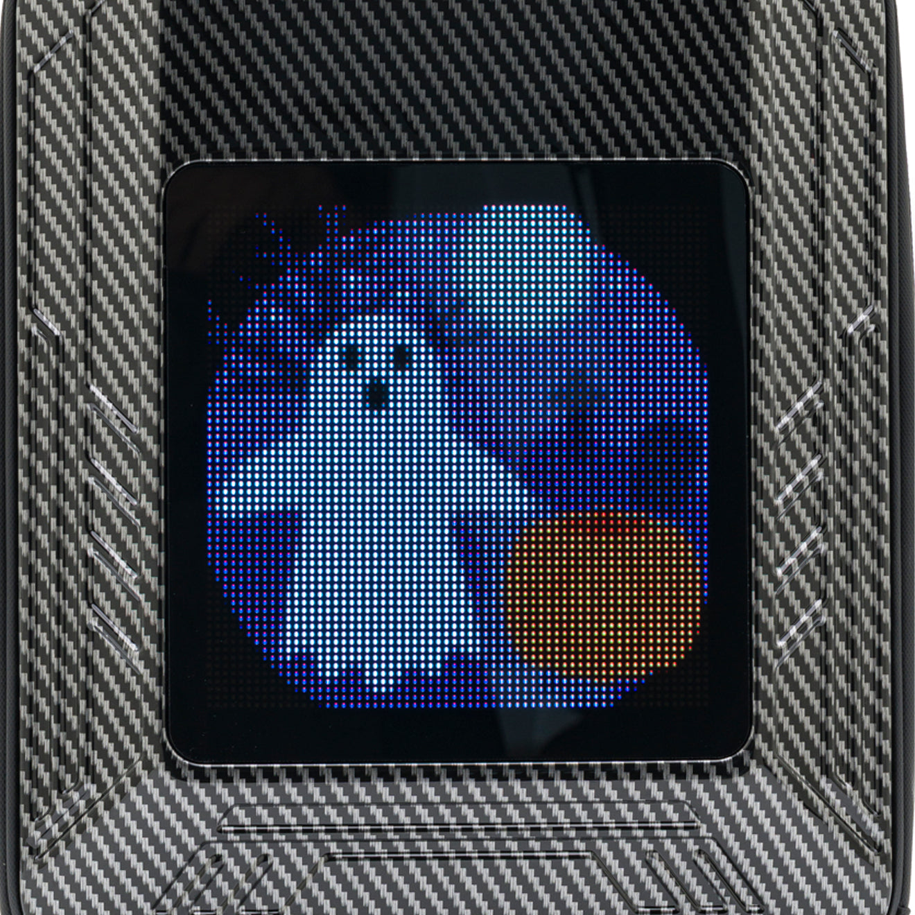 iPixi – 带LED屏幕的中号钛背包