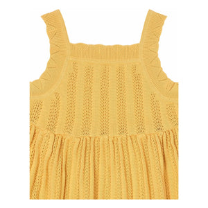 FUB - Organic Cotton Fine Knit Summer Dress | Mustard