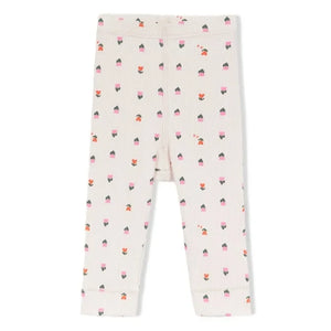 Arsène et Les Pipelettes - Organic Cotton Floral Leggings | Pink