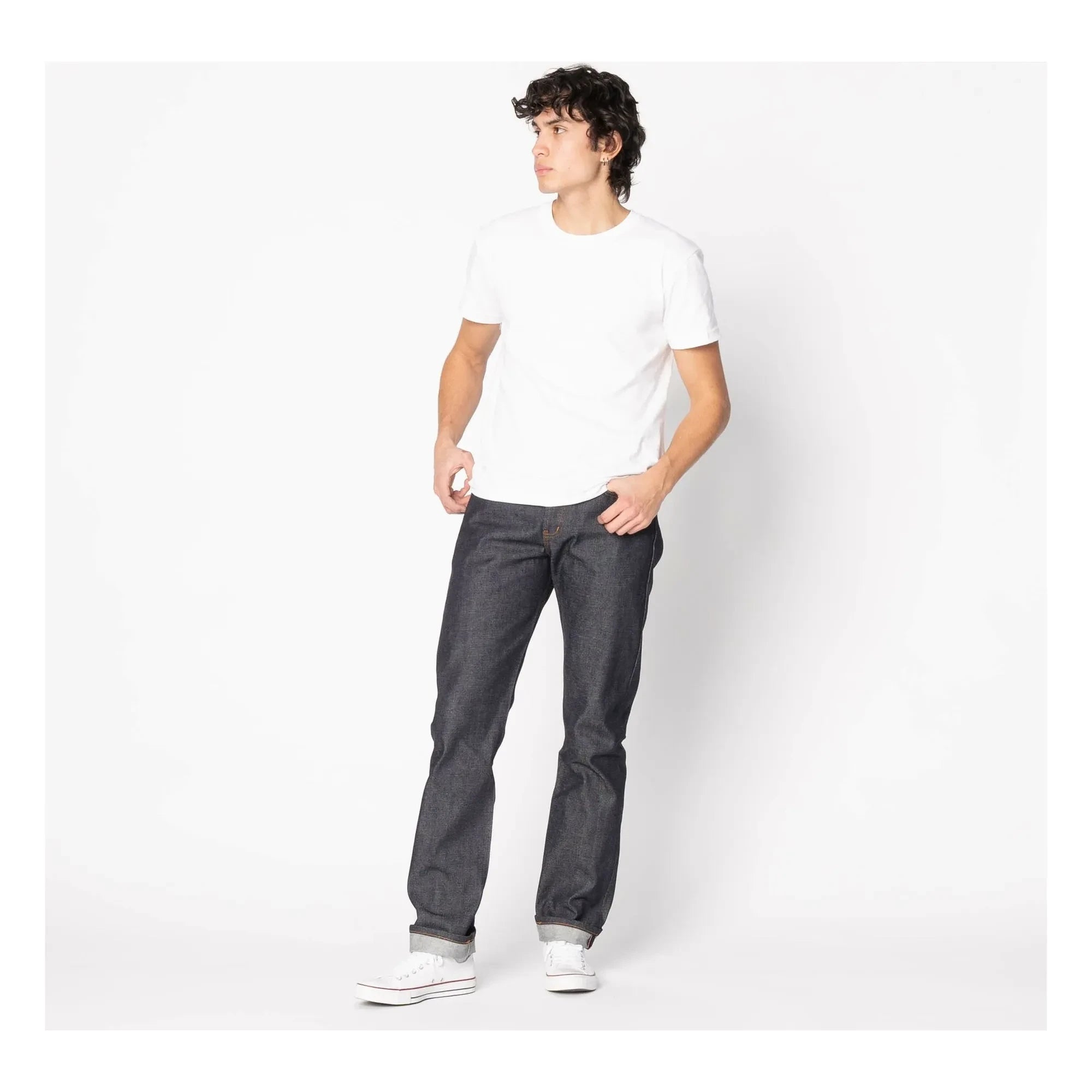 Naked & Famous - Jean Weird Guy Dia De Los Muertos Selvedge | Indigo