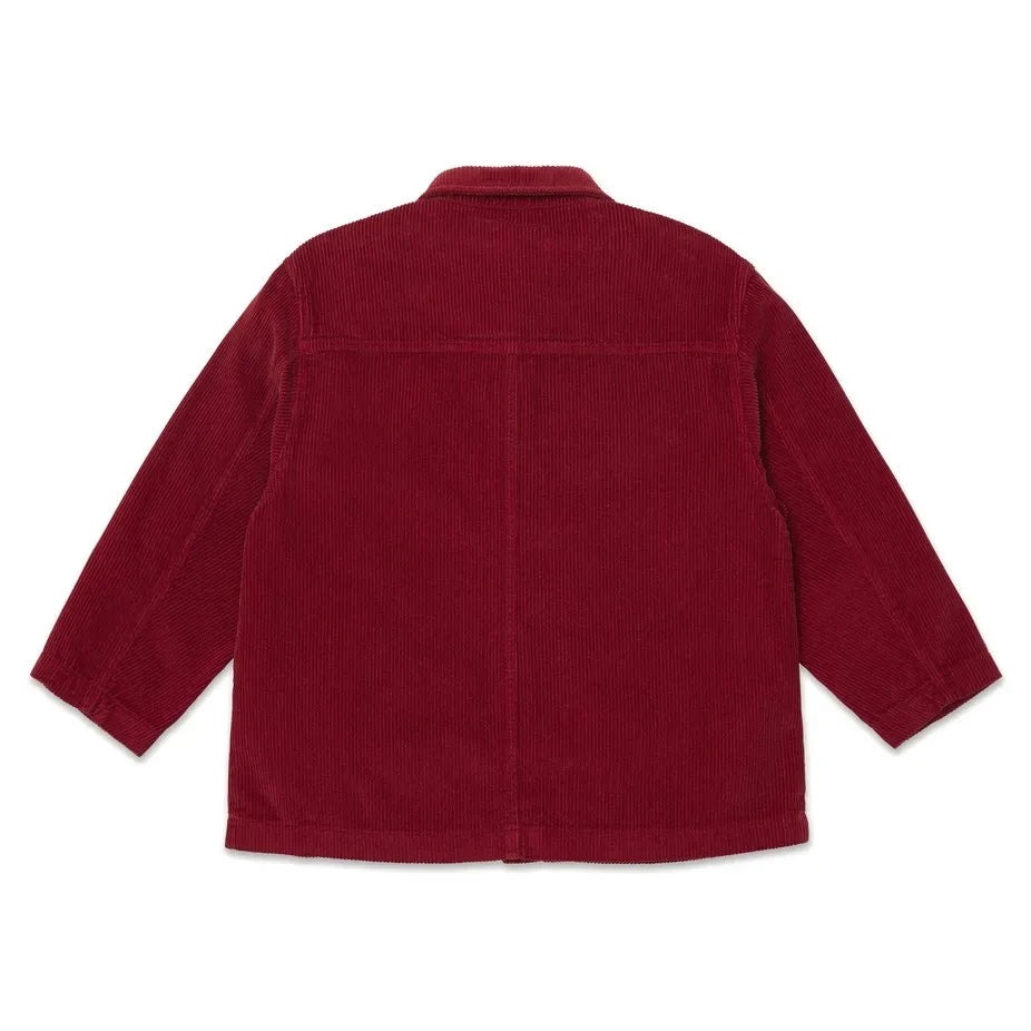 Main Story - Geri Dönüştürülmüş Lif Overshirt | Kiraz kırmızısı