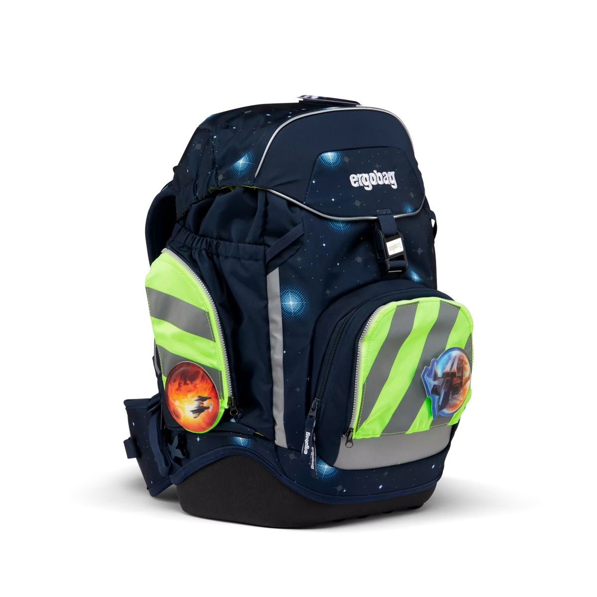 Ergobag - Zip-Set with reflective Stripes Green
