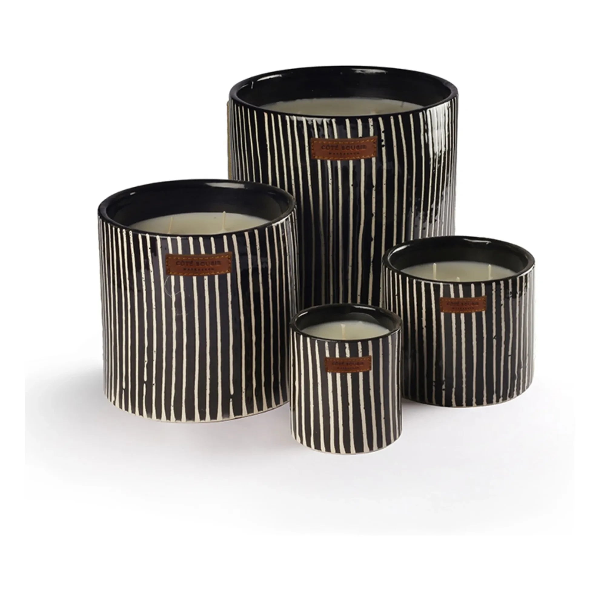 Côté Bougie - Zebra candle - Mandarine Majorelle