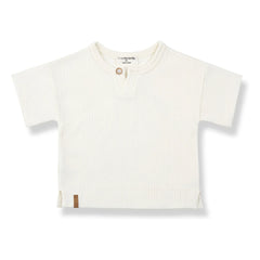 1+ in the family - Vilanova Cord-T-Shirt | Weiß