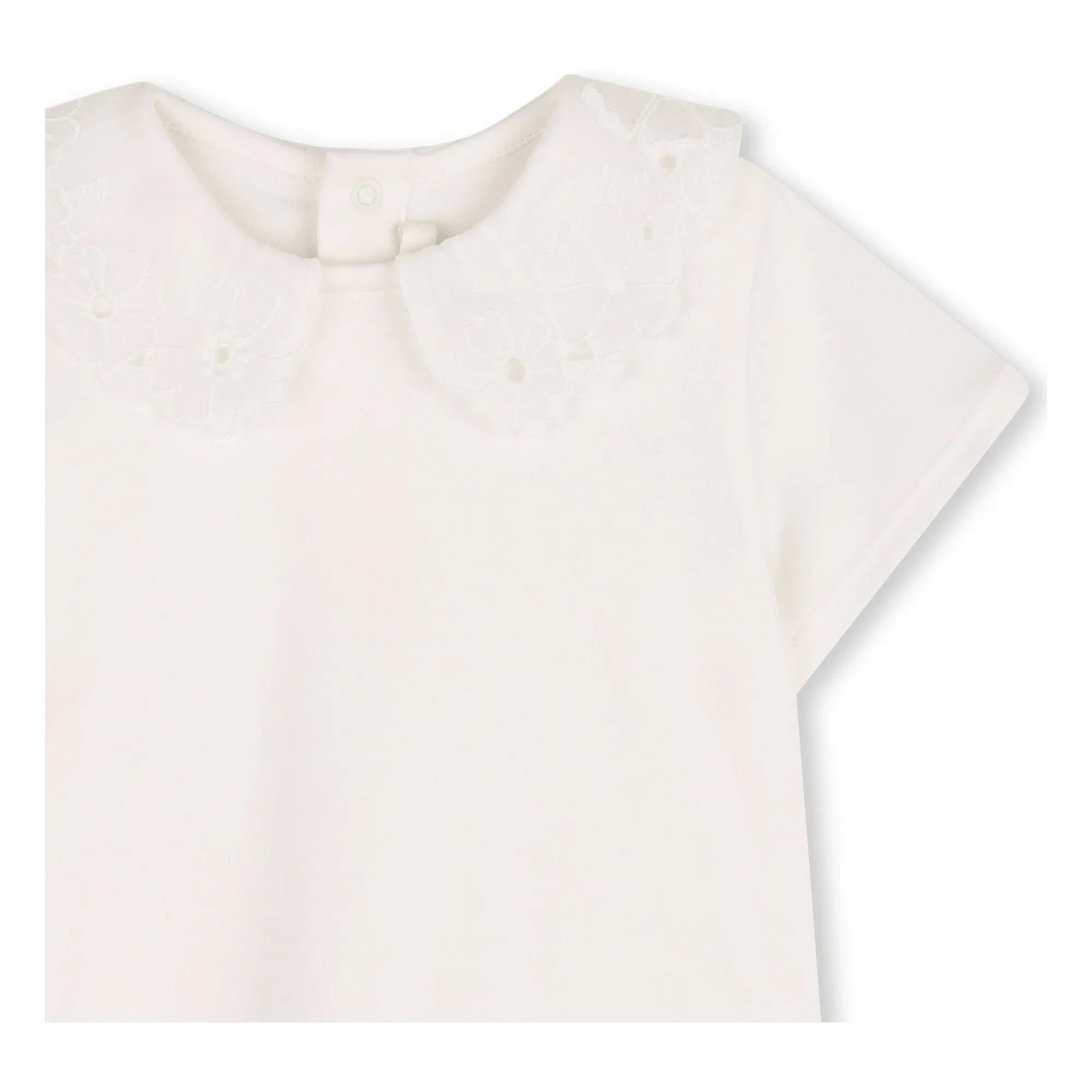 Chloé – T-Shirt aus Bio-Baumwolle | Weiß