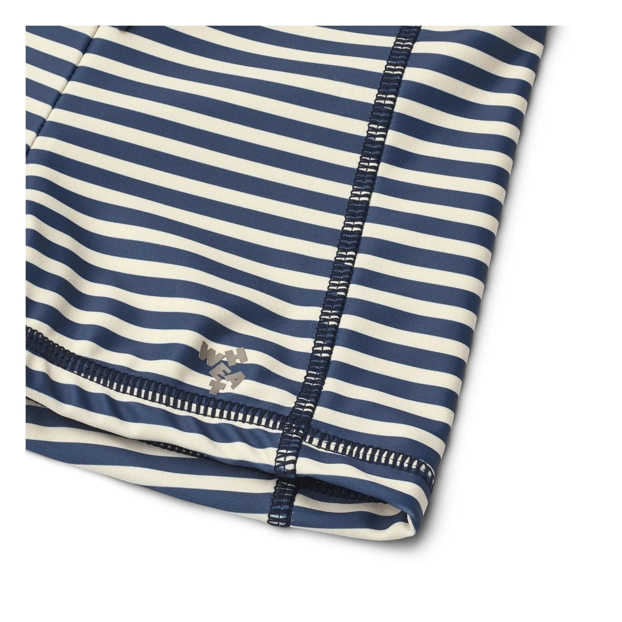 Wheat - Badehose aus recycelten Fasern mit Ulrik-Muster | Dunkelblau