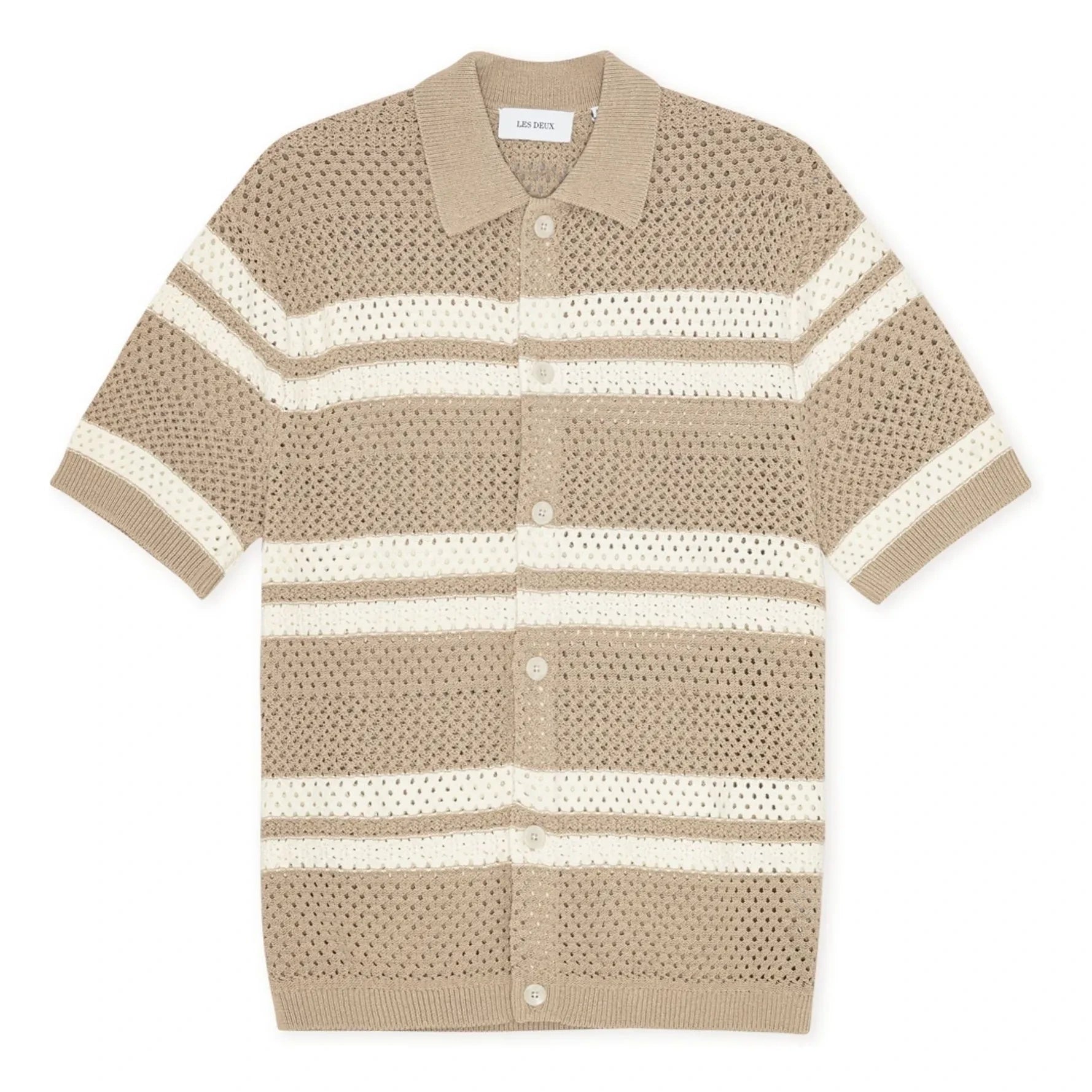 Les Deux - Gianni SS Short Sleeve Shirt | Black