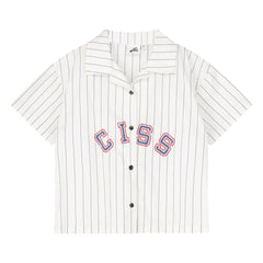 Cos I Said So - CISS Striped Shirt | White