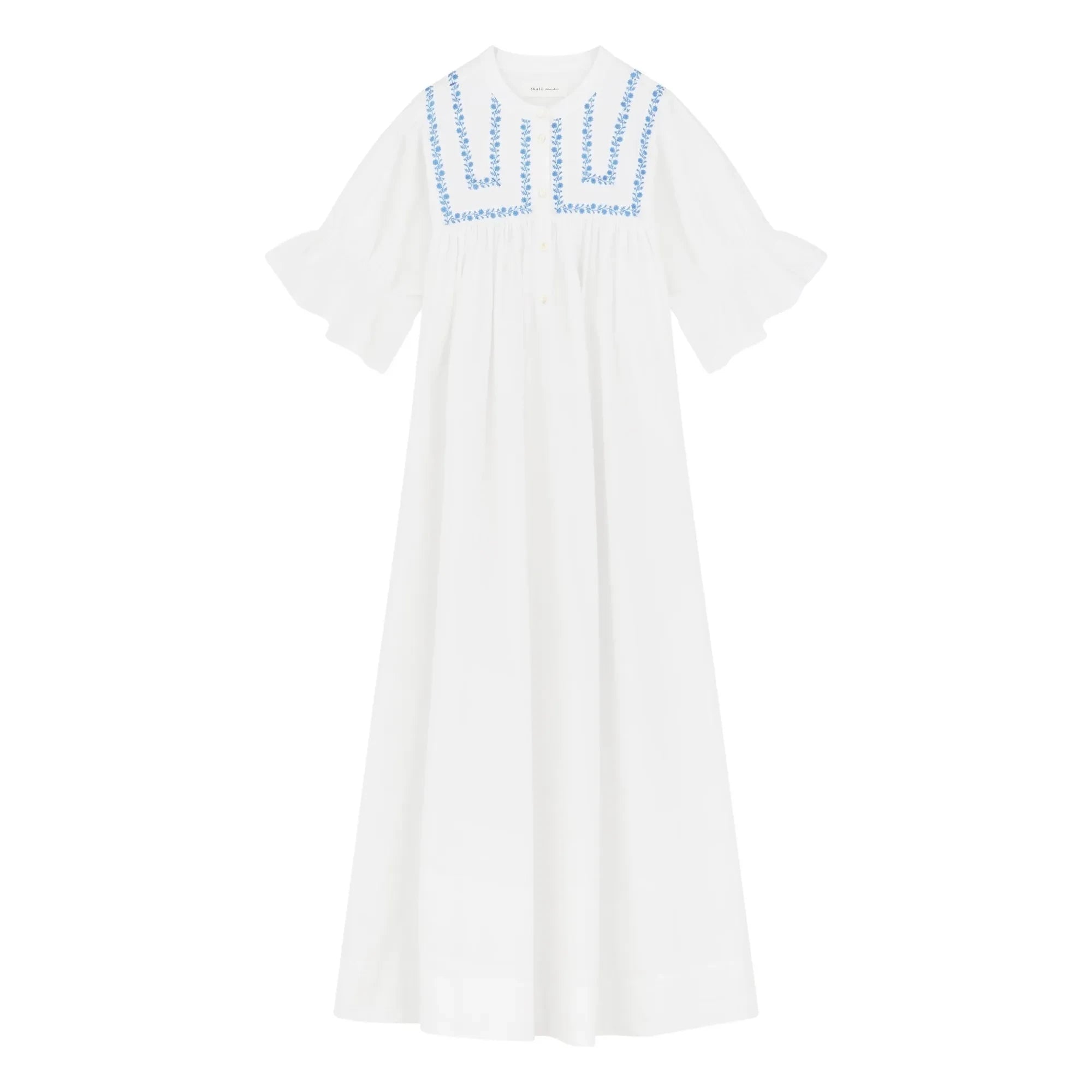 Skall Studio - Bonne Baumwollkleid | Weiß