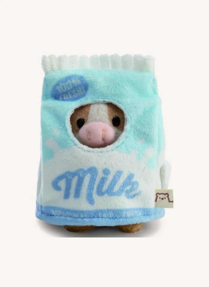 Nici - Moono Cow Plush Toy, Milk Carton Costume | Beige