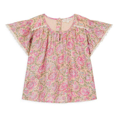 Louise Misha - Eliza Bio-Baumwollbluse | Rosa