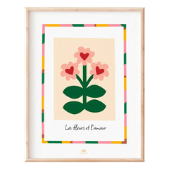 Ma petite vie - Flowers and Love Poster | Sand