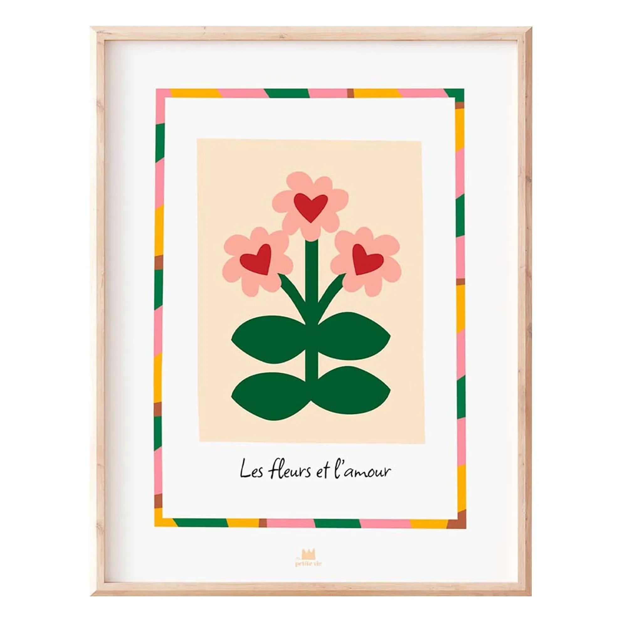 Ma petite vie - Flowers and Love Poster | Sand