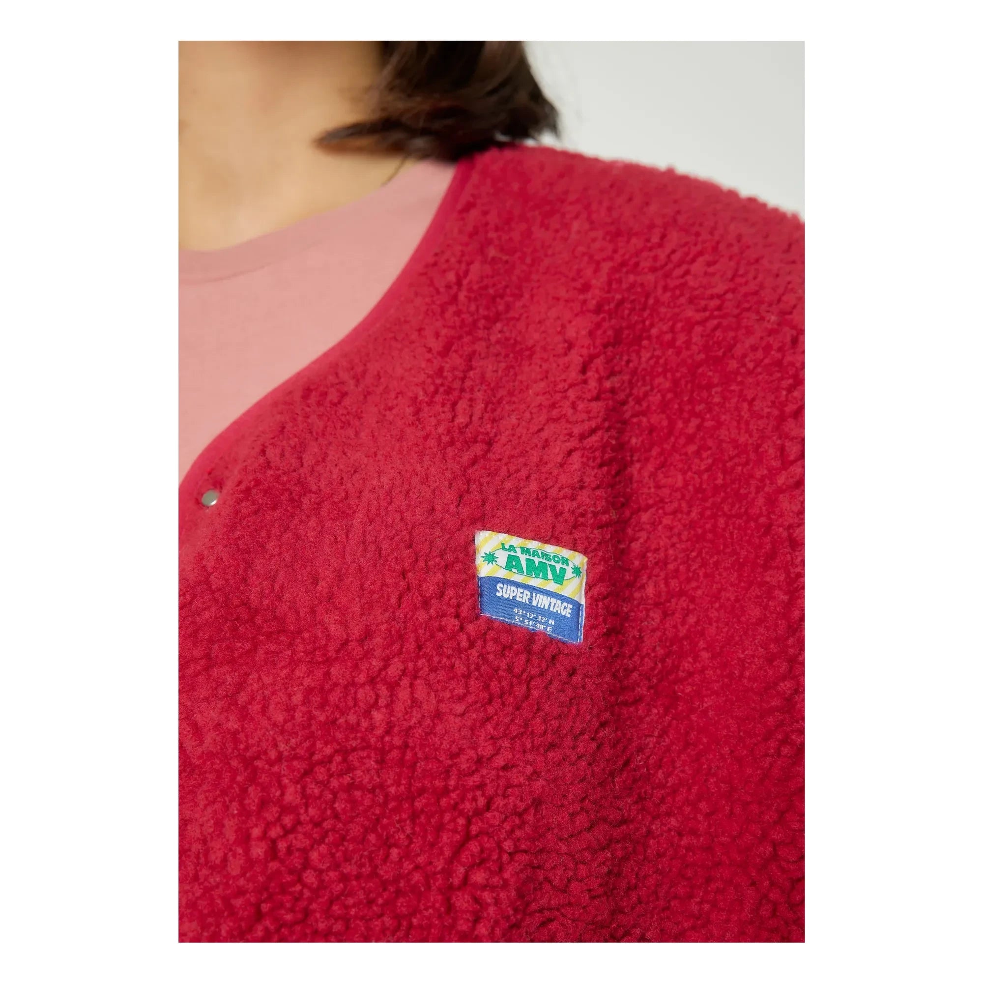 American Vintage - Hoktown Sleeveless Jacket | Magenta