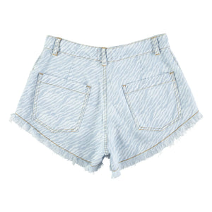 Sisters Department - Kotton Şort | Denim mavisi