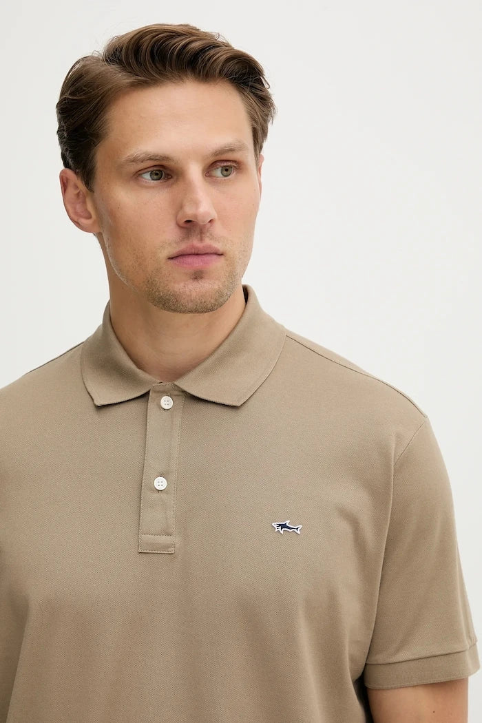 Paul&Shark Erkek Pamuklu Yakalı Tişört Knitwear