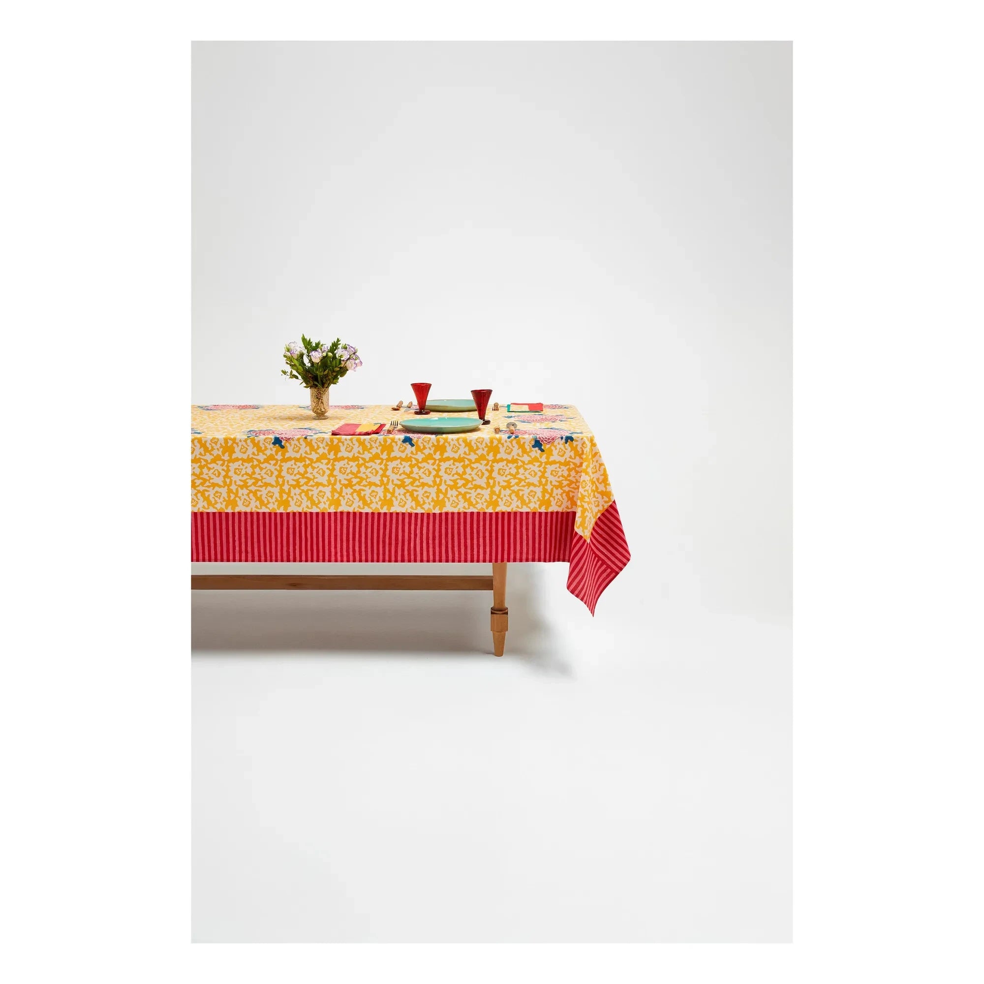 Lisa Corti - Arabesque Tablecloth Corolla | Yellow