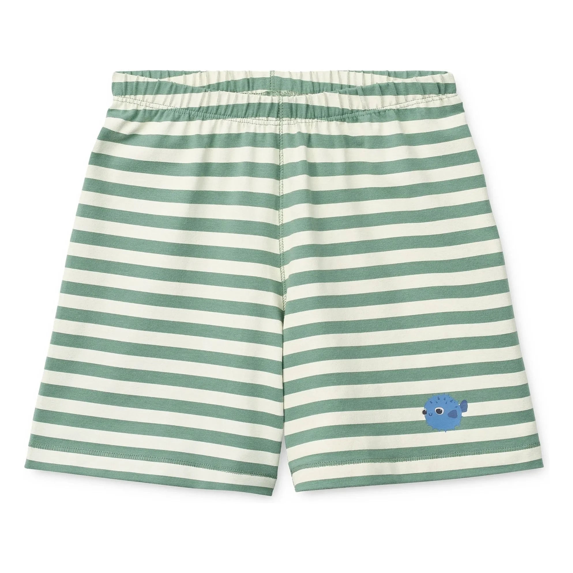 Liewood - Poisson-Globe organic cotton T-shirt and shorts set | Green