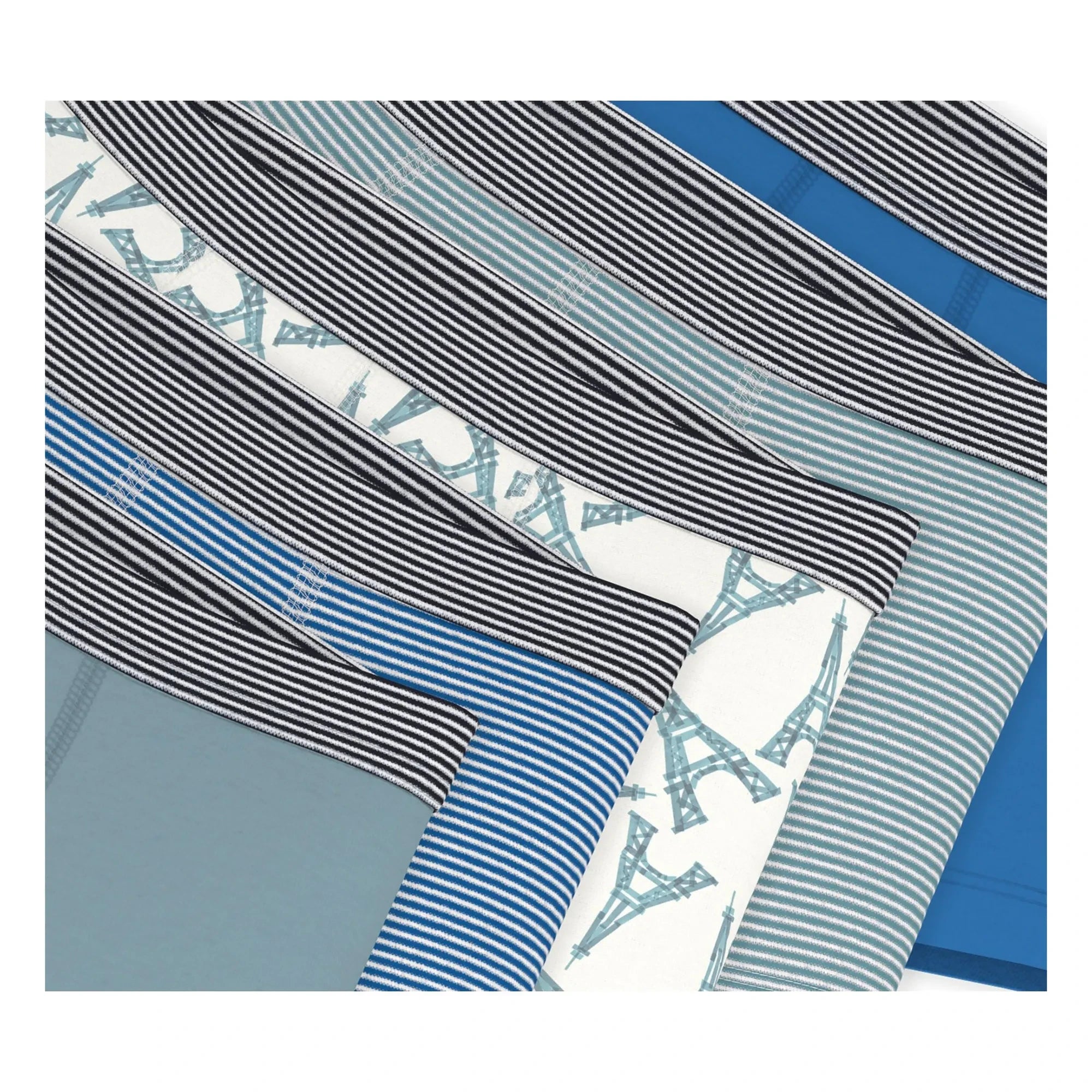 Petit Bateau - 5’li Eiffel Kulesi Boxer Seti | Mavi