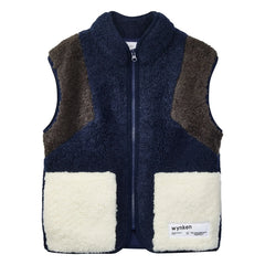Wynken - Naylon Mavi Wilderness Kolsuz Sherpa Yelek