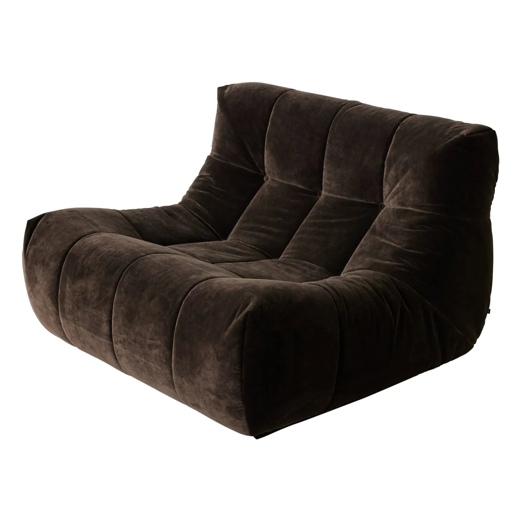 HKliving - Lazy Lounge Chair | Brown