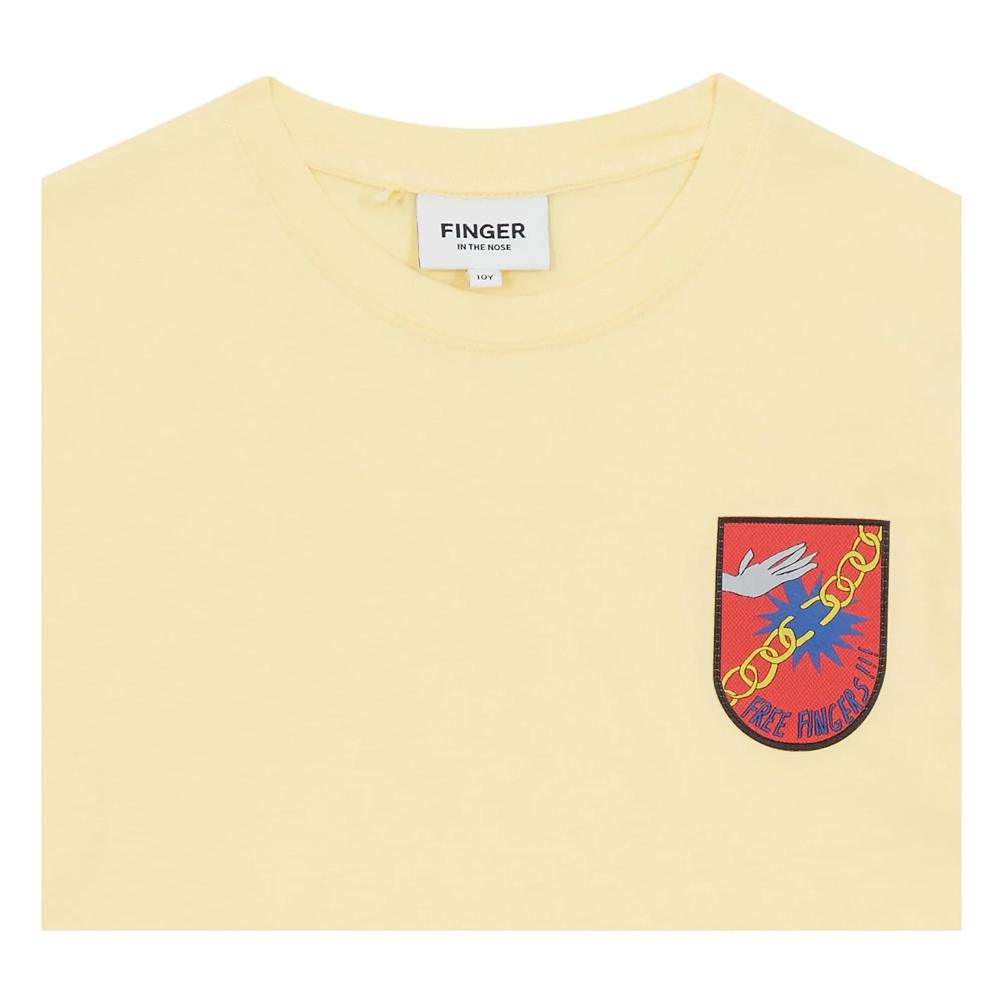 Finger in the nose - King T-shirt Organik pamuk | Limon sarısı
