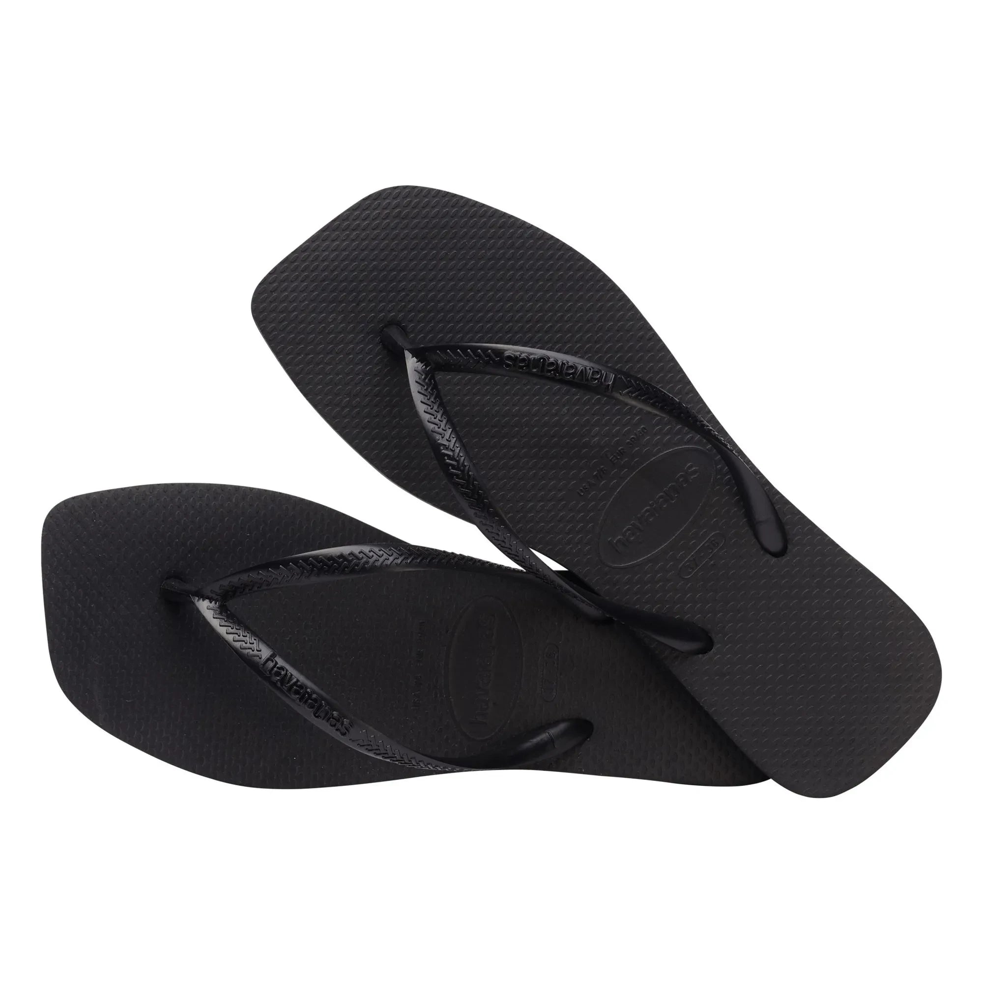 Havaianas - Slim Square Zehentrenner | Schwarz