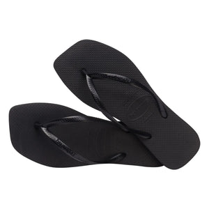Havaianas - Slim Square Zehentrenner | Schwarz