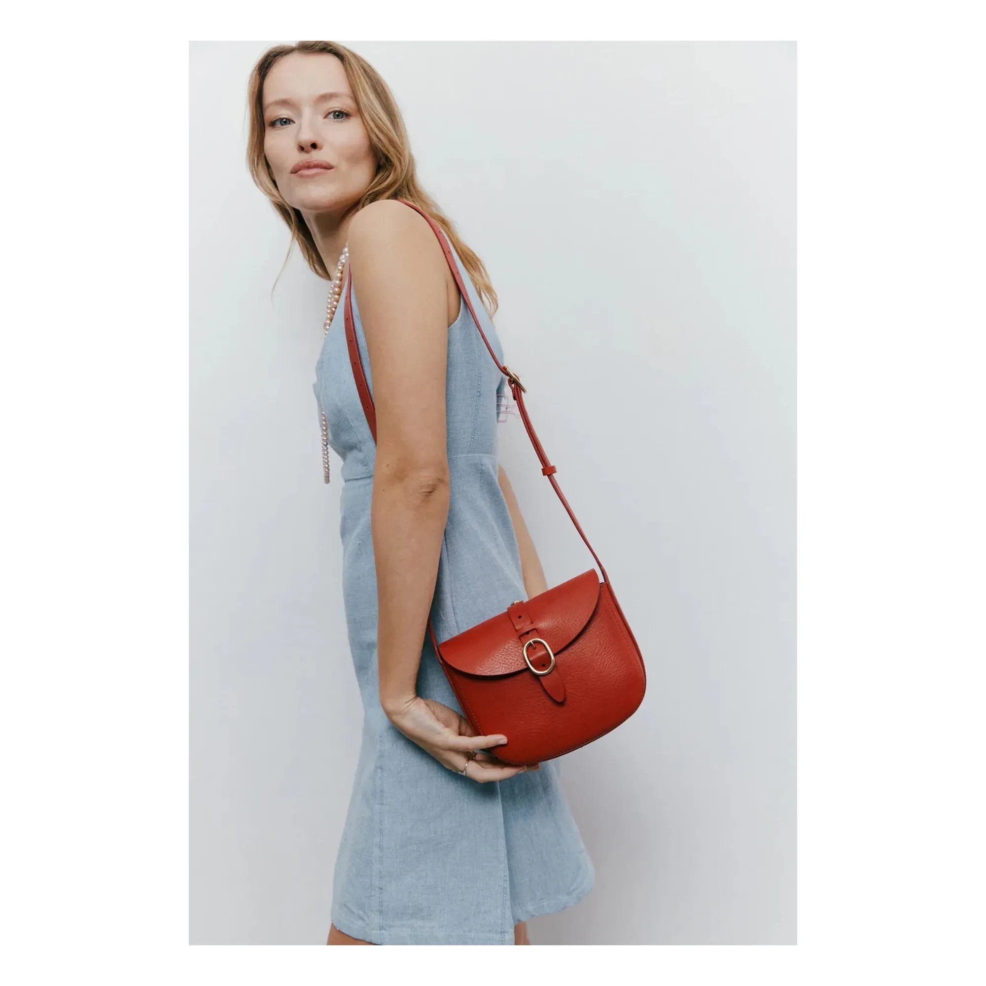Herbert Frère Soeur - Le Sab June Holly Handbag Leather | Red