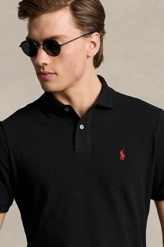 Polo Ralph Lauren BASIC MESH Pamuklu Polo Yaka Tişört