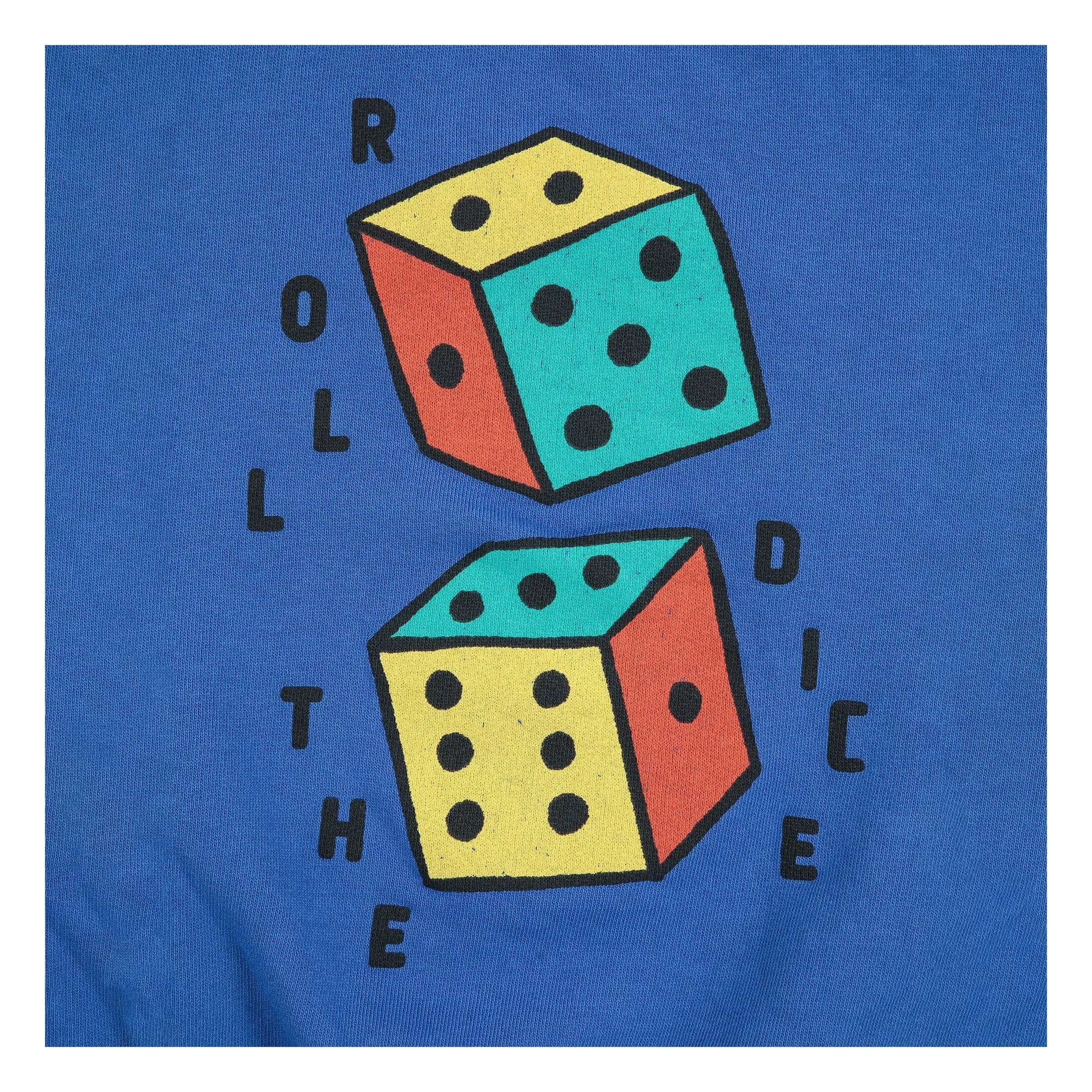 Bobo Choses - Roll The Dice Sweat Organik pamuk | Kraliyet mavisi