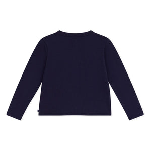 Petit Bateau - Cardigan Uni Molleton | Lacivert
