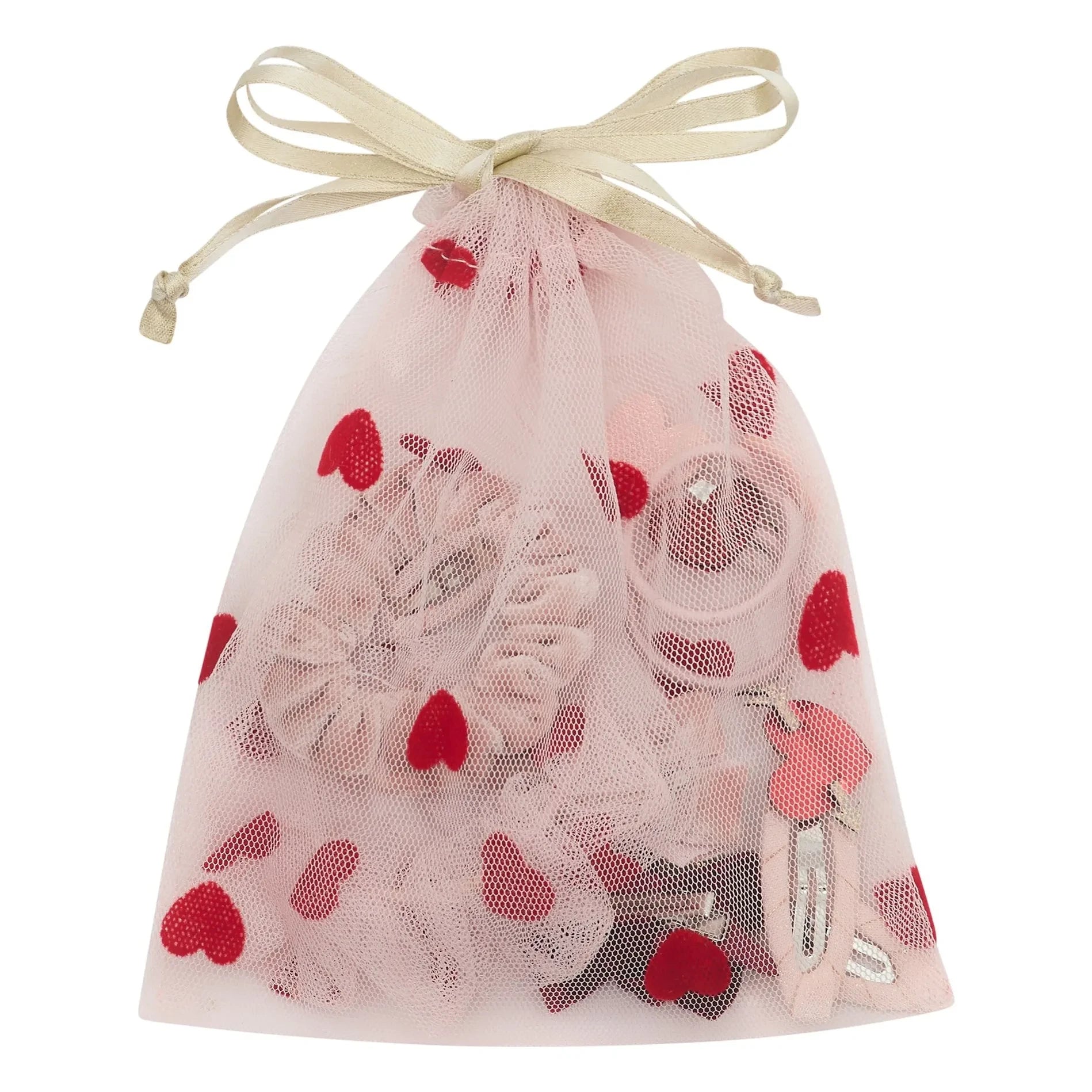Mimi & Lula - Pink Surprise Hearts Cloth Bag