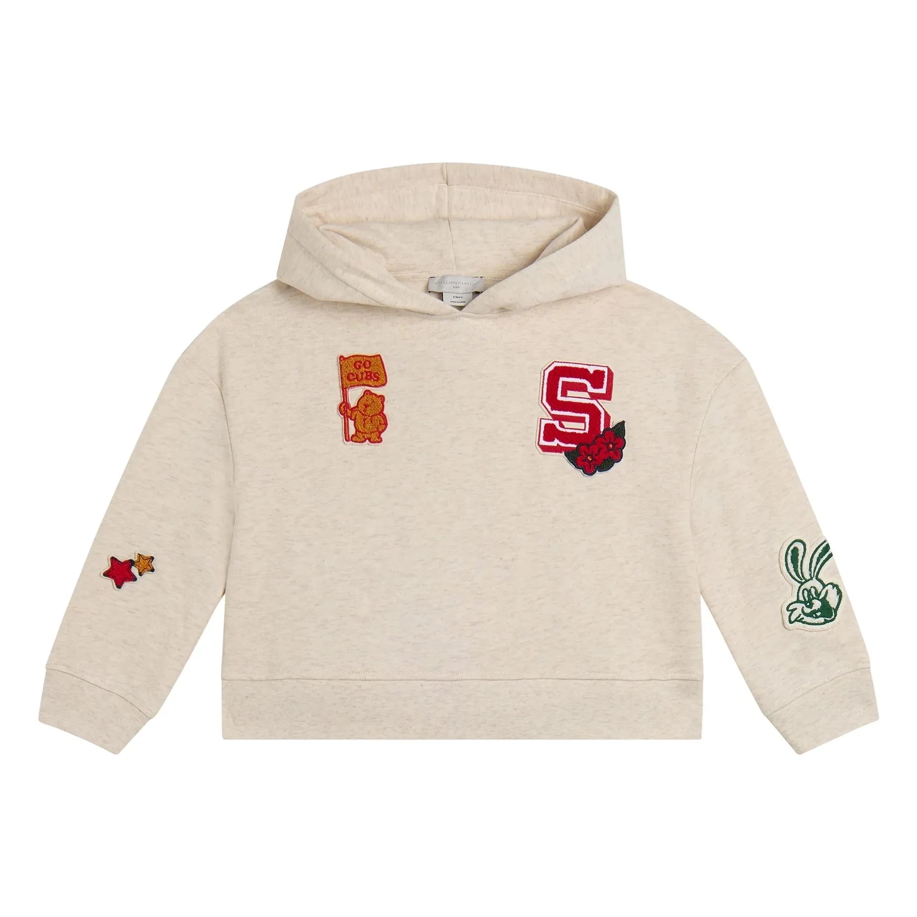 Stella McCartney Kids - Sweat Ecussons | Heather beige