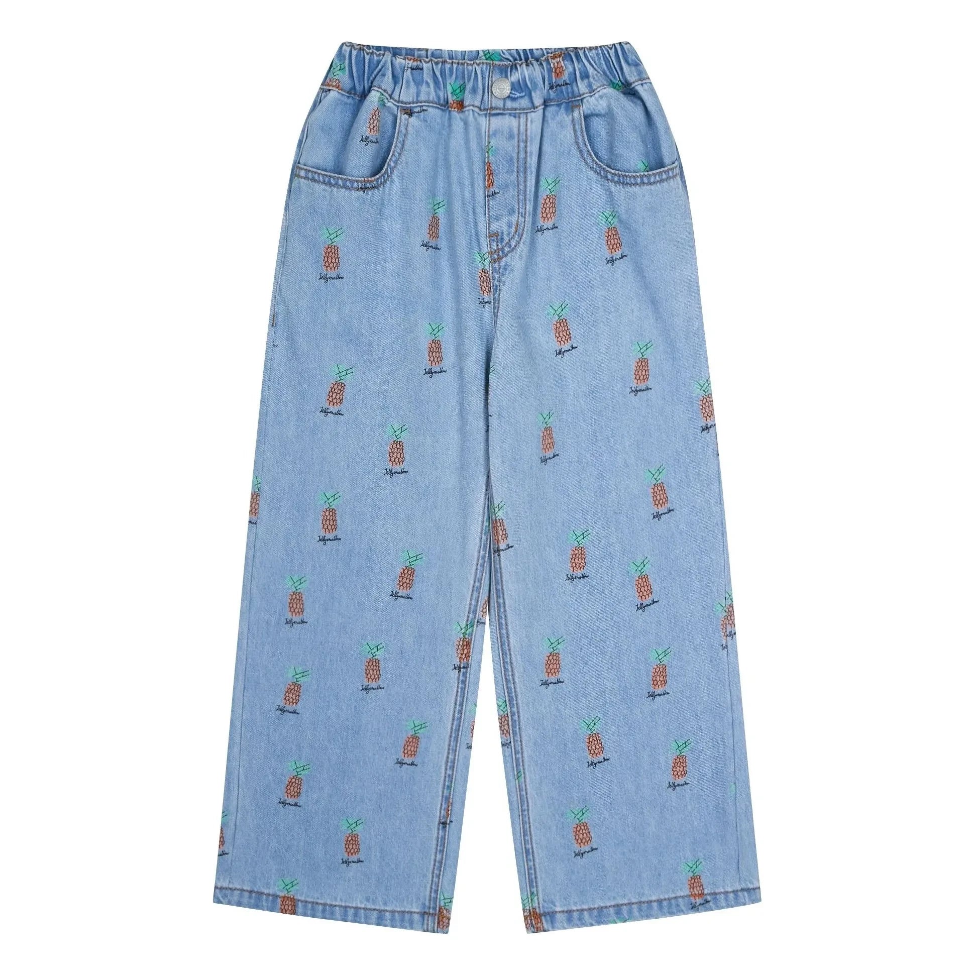 Jelly Mallow - Jean Düz Ananas | Mavi
