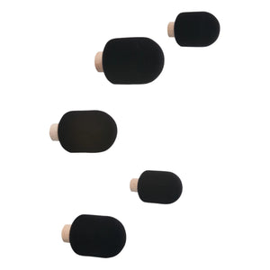 Moustache - Micro Hooks - Big Game - Set of 5 | Black
