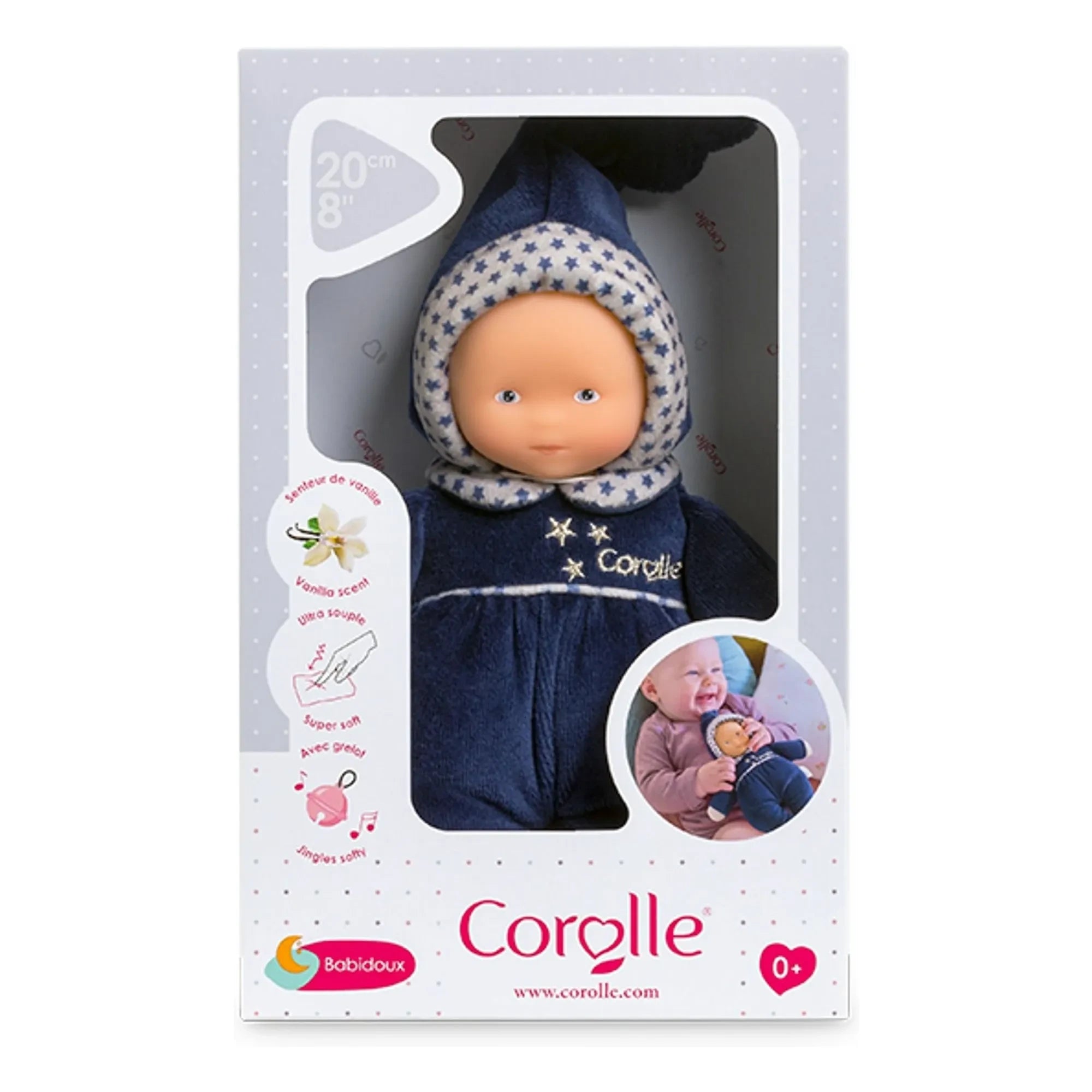Corolle - Babidoux - Rêves d'Etoiles Plush Toy | Night Blue