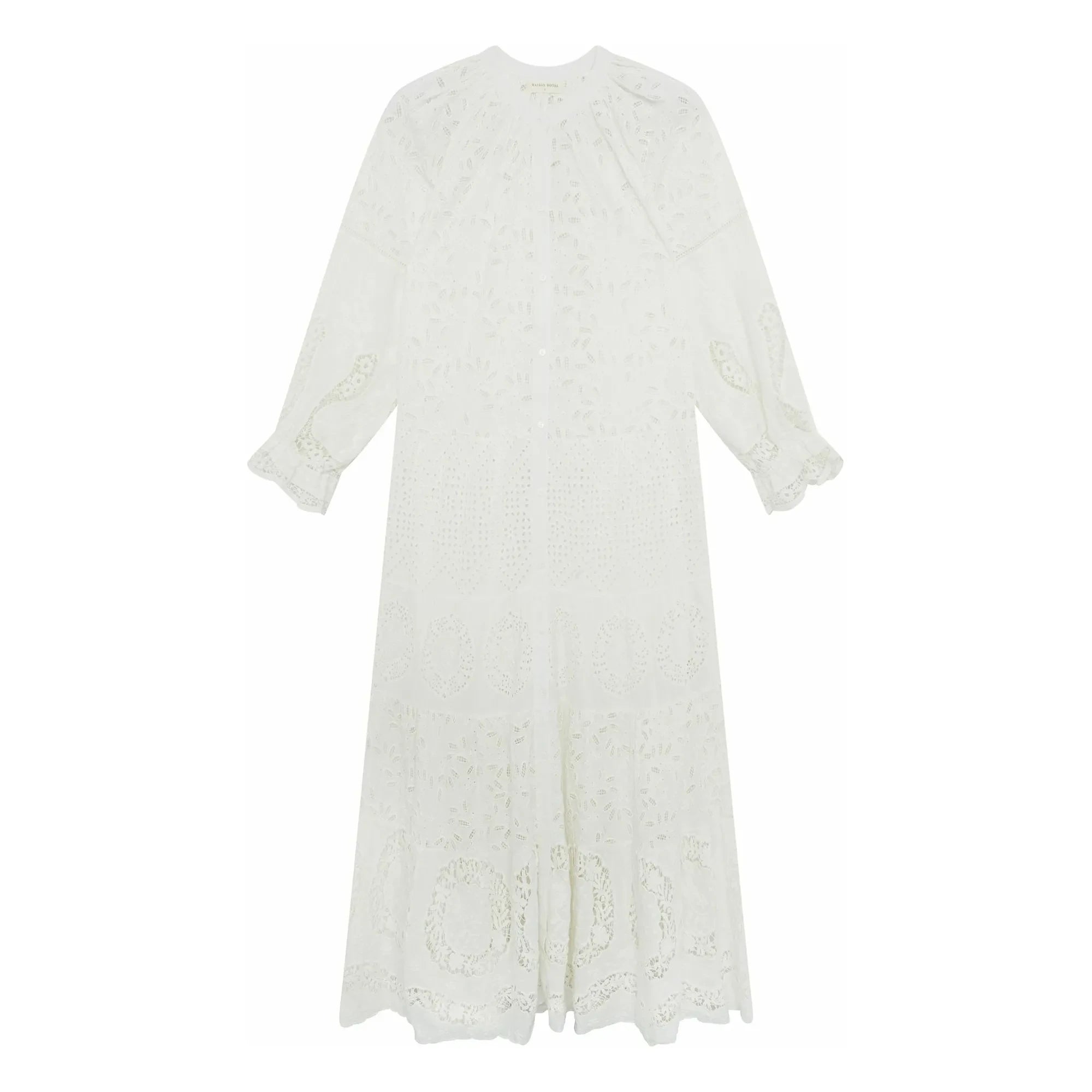 Maison Hotel - Canterbury Patch Kleid Lilibet | Weiß