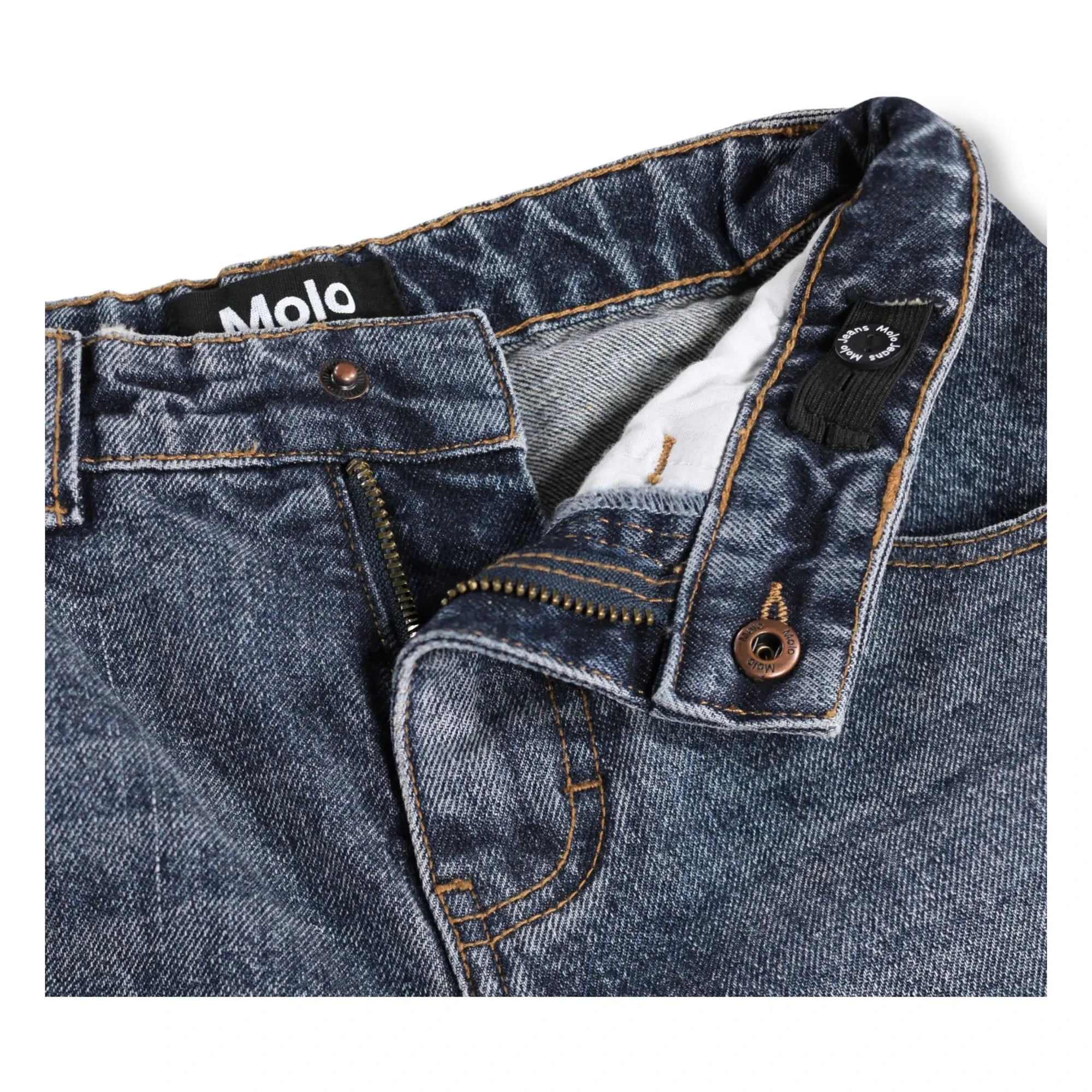 Molo - Alphie Organic Bermuda Denim Pamuk | Mavi