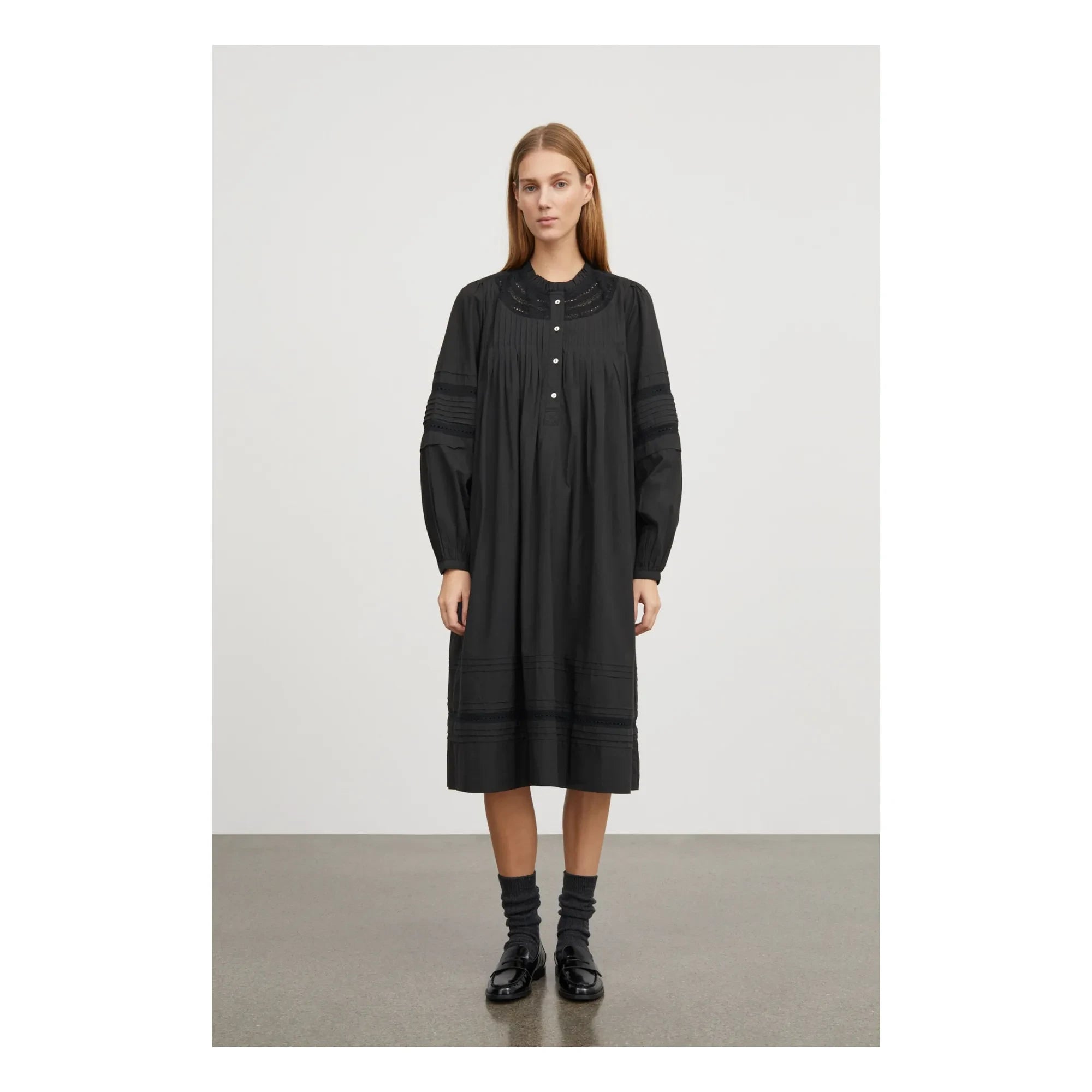 Skall Studio - Erica Kleid | Schwarz