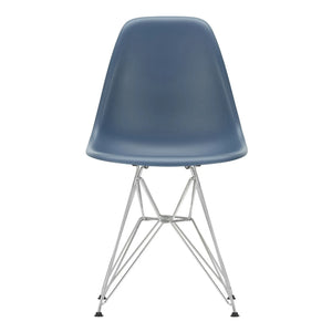 Vitra - DSR Plastik sandalye - krom çerçeve - Charles & Ray Eames | Deniz mavisi
