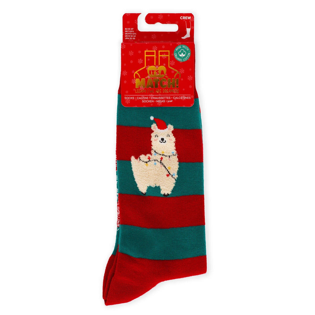 Legami - Noel Çoraplar Llama Size 41-47 - Tam Bir Uyum!