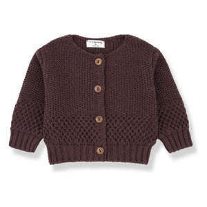 1+ in the family - Malene Merino Yün Hırka | Bordo
